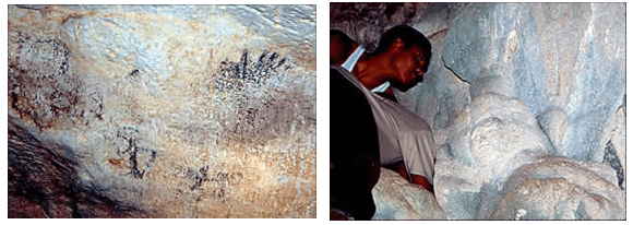 aniana046 Pinturas y bajorrelieve de la guacara de Los Jaguales.