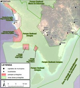 Mapa Litoral de Pedernales