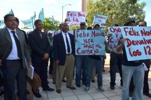 Dos protestas frente a la Suprema Corte de Justicia