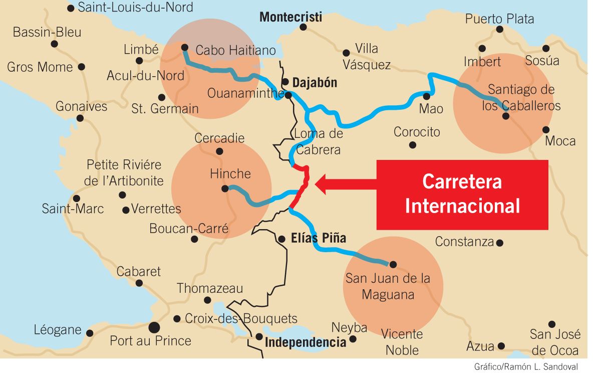 Mapa Carretera Internacional