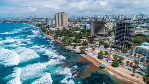 Güibia afectada por sargazo el lunes 11 de mayo. ( MARVIN DEL CID)