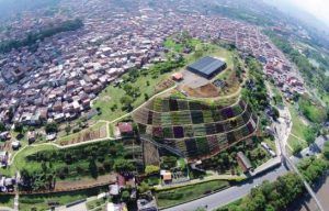 Vista actual del morro de Moravia, Medellín.