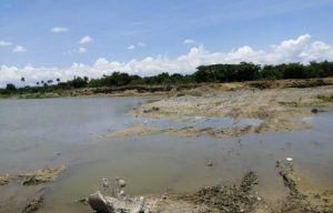 El lugar donde se extraían materiales. (FUENTE EXTERNA)